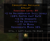 D2r Ladder Necro Crafted Amulet +2 Nec Skills/20% FCR/14 Str/13 Dex/17 Mana