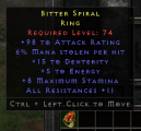 Rare Ring +98 Ar/6% ml/15 Dex/11 Res All