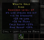 Rare Ring +6% ll/15 Str/29 Life/36 Mana/Cr 23%/Fr 25%